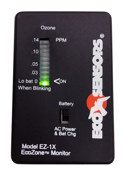 EZ-1X Ozone Monitor, Portable Rechargeable