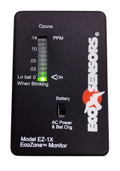 EZ-1X Ozone Monitor, Portable Rechargeable